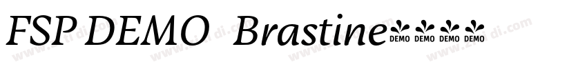 FSP DEMO   Brastine字体转换